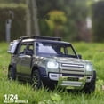 thumbnail image 3 of 1/24 Alloy Diecast Model Car Toy Collection Sound Light for Land Rover New Defender 110 Accessories, 3 of 5