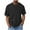 Black, variant on Mens Waffle Short Sleeve T-Shirts Casual Crew Neck Solid Color Knit Shirts Summer Textured Moisture-Wicking Tops for Vacation
