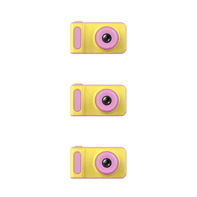 Inteprter Cámara digital Mini juguete fotográfico de dibujos animados Cámara de video de bolsillo portátil con pantalla de visualización Regalo para Type3 NO3