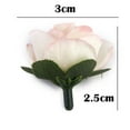 thumbnail image 2 of WHAMVOX 30Pcs Lifelike Artificial Silk Roses Flower Heads for Wedding Decoration 1.2in Diameter, 2 of 8