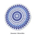 thumbnail image 4 of Electronicheart Round Tassel Fringing Radiate Beach Towel Yoga Mat Cotton Table Cloth, 4 of 6