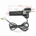 thumbnail image 2 of 36V/48V/60V Electric Bike LCD Throttle Grip with Battery Level Display, Accelerator Control, Security Lock Button & Right-Hand Mount – Durable, Easy-to-Install Speed Regulator for Enhanced Cycling, 2 of 5