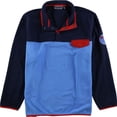 thumbnail image 1 of Club Room - Chaqueta de forro polar con bloques de colores para hombre, azul, XX-Large, 1 of 1