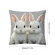 thumbnail image 3 of CaiYueKe Easter Pillow Cover Decorative Couch Throw Pillow Case Holiday Home Decor Accent Pillow Sham Spring Decorations Living Room Bedroom Sofa Cushion Cover, 3 of 6