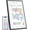 black, variant on 10.1" Digital Calendar Chore Chart, 1080P FHD Interactive Touchscreen, Smart Family Planner for Seamless Scheduling-White