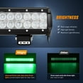 thumbnail image 3 of Nilight LED Light Bar 20 Inch 126W Spot Flood Combo Green Beam Off Road Lamp Fishing Hunting Emergency Deck Work Lighting for Trucks UTV Pick-up Van Boat Tractor, 3 of 8