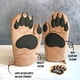 thumbnail image 3 of Fred &amp; Friends Manoplas de horno con diseño de manos de oso, juego de 2, Garras de oso, Bear Hands, Una talla, 1, 3 of 4