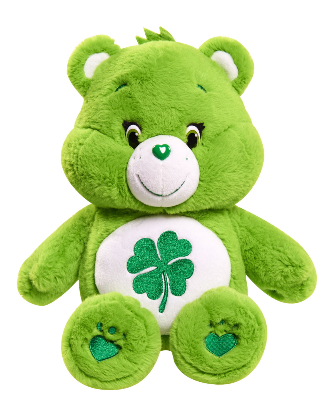 Care Bears Good Luck Bear Super Soft Plush Toy Green NEW 12.5 in. 
