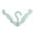 Mint Green, variant on KojanyuFoldable Travel Drying Rack – Compact,Windproof Clothes Hanger For Home On-The-Go