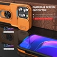 thumbnail image 5 of Case for iPhone 15 Pro Phone Case iPhone 15 Pro Case, with Slide Camera Cover and Stand Ring, Support Magnet Car Mount, Military Grade, Heavy Duty, for iPhone 15 Pro Case Grey, 5 of 12