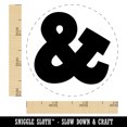thumbnail image 2 of Ampersand Symbol And Self-Inking Rubber Stamp Ink Stamper - Green Ink - Small 3/4 Inch, 2 of 7