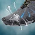 thumbnail image 3 of Zapatos acuáticos, Zapatos de buceo transpirables, zapatos para vadear para senderismo en el lago (gris oscuro 38) Ndcxsfigh Tenis De Mujer Tenis De Hombre, 3 of 8