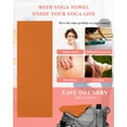 thumbnail image 5 of Orange Yoga Towel for Hot Yoga Non Slip, Pure Orange Yoga Mat Towel Absorbent Yoga Sweat Towels Microfiber Hot Yoga Blanket for Bikram Pilates 26"x74", 5 of 7