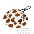 thumbnail image 3 of Dog Sun Hat, Pet Hat, Cute Pet Hat Trucker Hat with Ear Holes for Sun Protection Adjustable Square Print Cotton Fisherman's Hat, Outdoor Supplies, 3 of 6