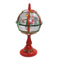 thumbnail image 2 of Northlight 23.5" Lighted Red Musical Snowing Santa with Christmas Tree Street Lamp, 2 of 3