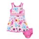 thumbnail image 1 of Blue's Clues & You Vestido ultrasuave entallado y acampanado para niñas pequeñas (rosa bebé de 24 meses), 1 of 5