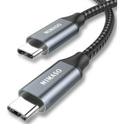 USB C to USB C Cable Gray, NIMASO[1-Pack 3.3ft] 60W 20V/5A PD Fast Charging Type  C Charger Cord Compatible With Phone And Notebook computer
