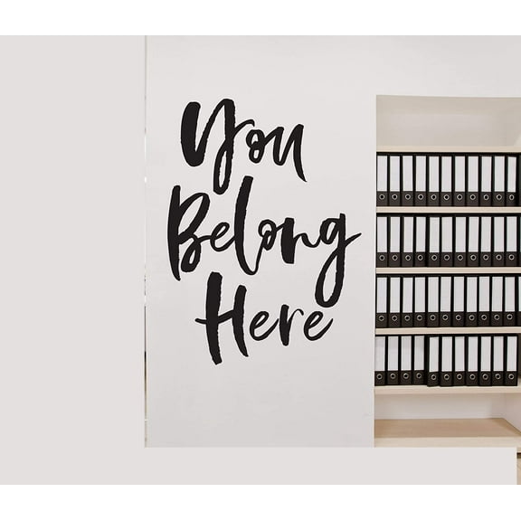 Vinyl Wall Art Decal You Belong Here Classroom ~ Children ~ Kids ~ Preschool ~ Daycare ~ School ~ Class ~ Decor 22" Wide