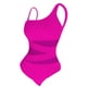 thumbnail image 5 of Trajes de baño de una pieza para mujer, traje de baño de bikini con tirantes y espalda descubierta de color liso para mujer, 5 of 5
