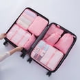 Packing Cubes For Travel 8Pcs Travel Cubes Set Foldable Suitcase Organizer Lightweight Luggage