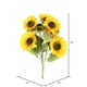 Vickerman FA174901 Tournesol X9-Yellow Floral Bush – image 3 sur 3