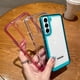 thumbnail image 5 of Funda de cristal transparente a prueba de golpes para Samsung, cubierta de lujo para Samsung S24, S23, S22, S21 FE Plus Ultra A32, A42, A52, A72, A33, A53, A73, A14, A34, A54, 5 of 5