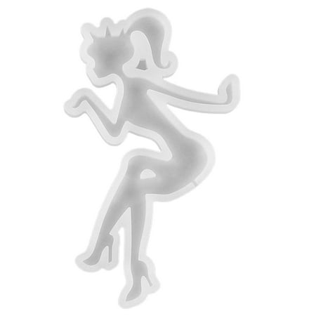 

Hloma Silicone Mold Safe to Touch Baking Mold Anti-deformed Fashion Girl Modeling Biscuit Mold for Home