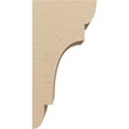 thumbnail image 3 of 10"W x 10"D x 20"H Wide New Brighton Rough Cedar Woodgrain TimberThane Corbel, Primed Tan, 3 of 6