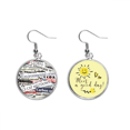 thumbnail image 1 of Revista venas pattern background Pendiente Sol Flor Pendiente Joyas Moda Unbranded M, 1 of 3