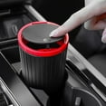 thumbnail image 6 of ar Trash Can, 550ml Mini Car Garbage Bin, One Click Open Lid, Leak-Proof Design, Easy To Clean, Universal Fit For Cup Holders/Door Pockets, Space-Efficient Car Storage Box, 6 of 8