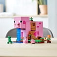thumbnail image 4 of LEGO Minecraft The Pig House, 21170 with Alex, Creeper and 2 Pig Figures, Animal Building Toy, Ages 8+, 4 of 12
