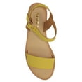 thumbnail image 2 of Soda Shoes Women Basic Gladiator Sandals Ankle Strap Open Toe BIGBOSS-S Yellow Mustard 8, 2 of 2