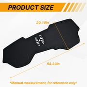 JJMY Anti-Glare Dashboard Mat Dash Cover Black For BMW X3 X4 2018-2025 Accessories