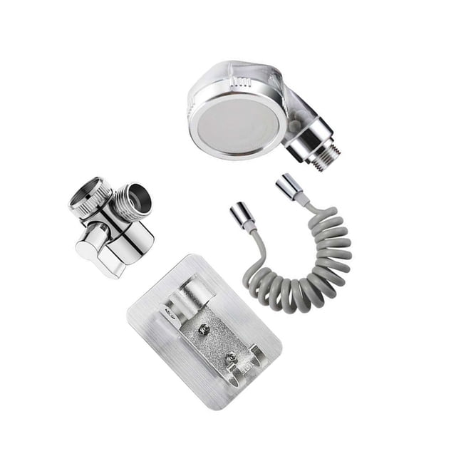 Yuarrent Juego de grifo de ducha, mejora del hogar, accesorio de baño, Kit de extensión, Conector de tubo de cocina ajustable, sistema de de Juegos de accesorios de baño Yuarrent HA015395-00