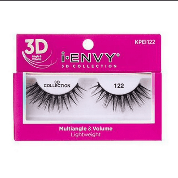 IENVY 3D Eyelashes, Natural Look False Lashes, Light Weight and Multiangle & Volume Lash Black New
