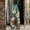 #03Turquoise, variant on Women Bohemian Floral Overalls Loose Baggy Wide Leg Jumpsuit With Dual Pockets Green 4XL