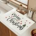 thumbnail image 6 of Uutvery Christmas Polyester Linen Placemats with Heat Insulated Dirt Resistant for Christmas Party Kitchen Dining Room Decor, Holiday Home Decoration, 6 of 6