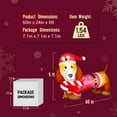 thumbnail image 2 of 5 FT Long Inflatable Christmas Decoration Weiner Dog, LED Lights, New Design Holiday Yard Inflatable Décor for 2021, 2 of 8
