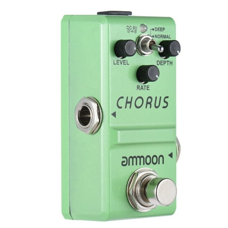 ammoon Nano Series Guitar Effect Pedal Analog Chorus True Bypass Aluminum Alloy (Best Analog Delay Pedal)
