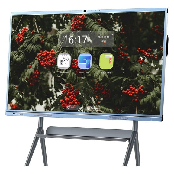 JYXOIHUB Smart Boards 65inch Pro Live Streaming Display, Screen Mirroring Reverse Control IR Touch Rotatable 4K Monitor Wireless 5G/WiFi Connectivity for Digital Signage, Classrooms & Conferences