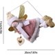 thumbnail image 3 of Adornos navideños Fiudx de niña voladora con plumas y muñecos colgantes, 3 of 6