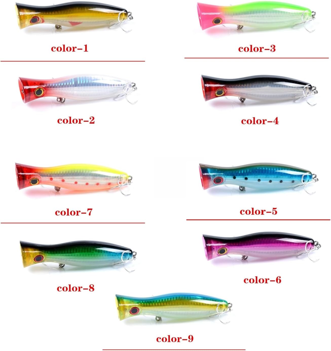 ABPETE fishing lures,Saltwater Hard Lures ,Deep Diver Trolling Baits for Marlin & Tuna, Heavy Duty Offshore Lures with Anti-Corrosion Hooks