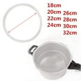 thumbnail image 4 of 26cm Silicone Home Pressure Cooker Seal Ring Rubber Clear Replacement Gasket, 4 of 8