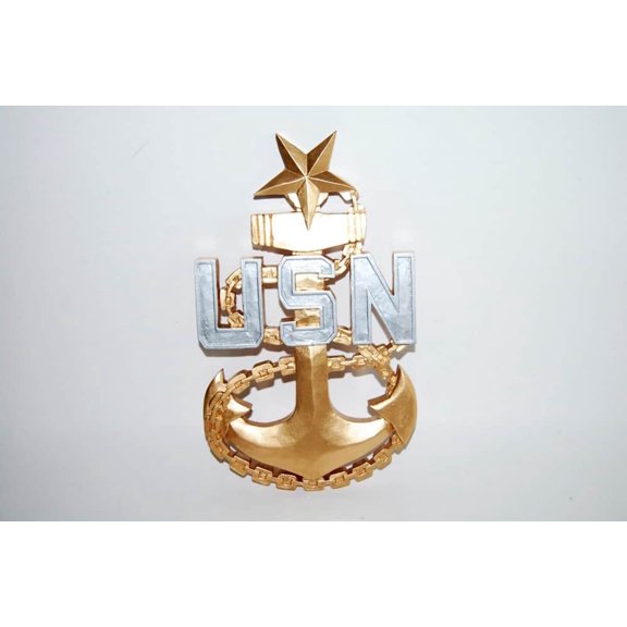 Navy Senior Chief Fouled Anchor Wall Plaque