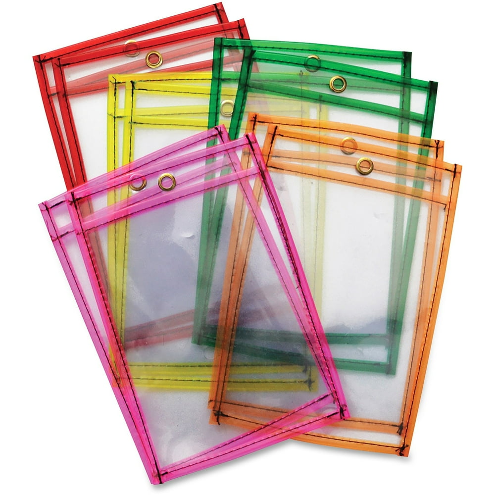 Download Creativity Street Neon Color Dry-erase Pockets, 10 / Set (Quantity) - Walmart.com - Walmart.com