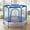 Blue, variant on Zateety 55'' Toddlers Trampoline with Safety Enclosure Net and Balls, Indoor Outdoor Mini Trampoline for Kids