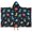 Dark Blue Dinosaurs, variant on Dark Blue Dinosaurs ROAR Pattern Hooded Bath Towel,50"x30" for Ages 3 To 12 Kids, Quick Dry Lightweight Soft Microfiber Hood Beach Towel Cover Up for Kids