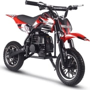 MotoTec DB-01 50cc 2-Stroke Kids Gas Dirt Bike Red