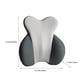thumbnail image 3 of Almohada de soporte lumbar para coche | Cojín de respaldo de espuma viscoelástica | Correas ajustables | Gris | Diseño ergonómico | Funda de malla transpirable | 16,5 x 15,4 x 4,7 pulgadas | Alivio, 3 of 7