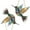 2pc, variant on ClearanceClearance!Birds Suncatchers Gifts, Hummingbird Suncatchers for Window Hanging, Acrylic Sunshade Stain Glass Pattern Birds Christmas Decorative Pendant for Women Men Bird Lovers